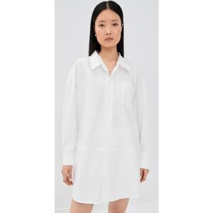 Stateside Button Down Long Sleeve Shirt Dress Women’s Size M